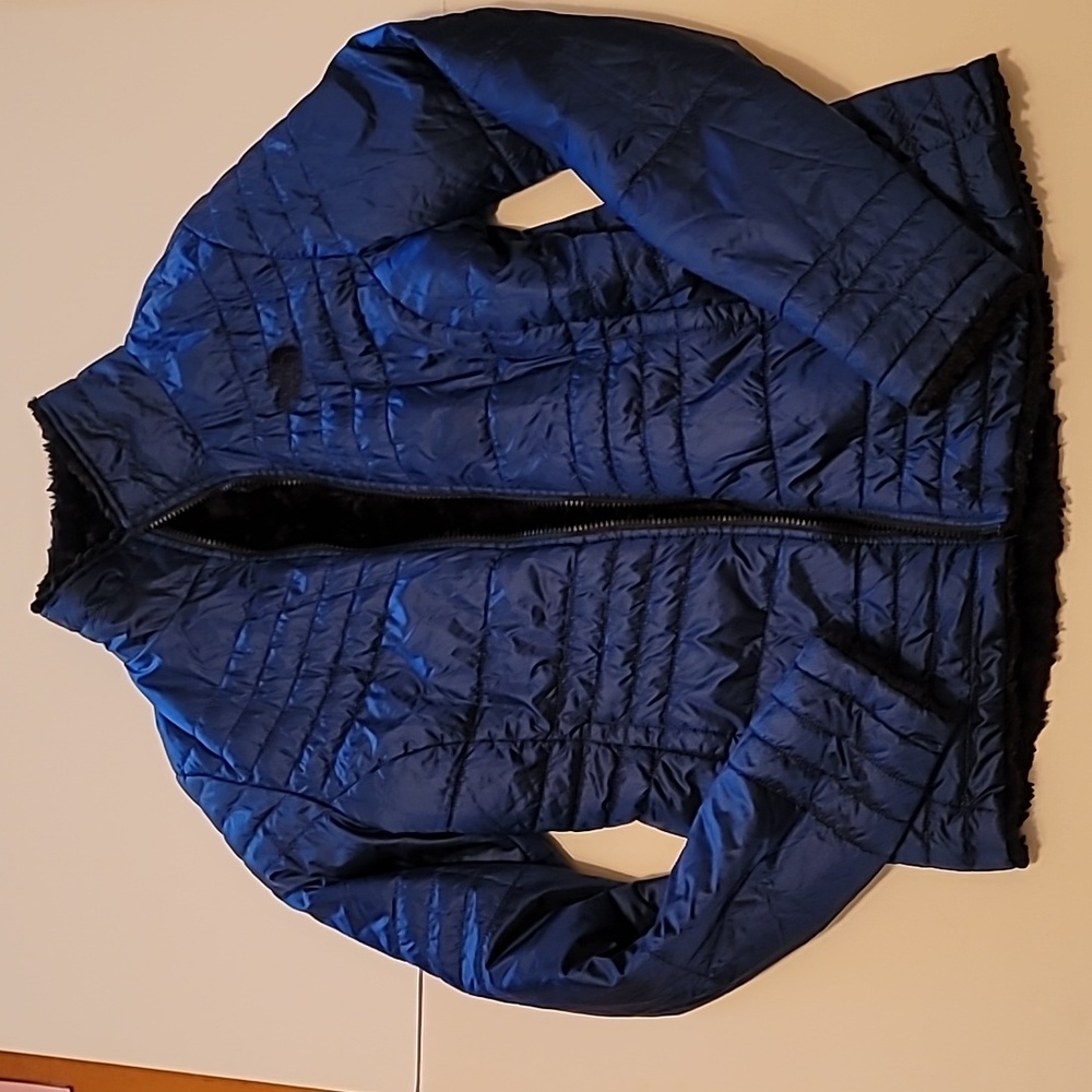 North Face Mossbud Swirl reversible jacket